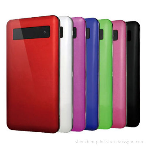 Power Banks for Mobile Phones, with 4,000mAh Capacity and Thin Metal
